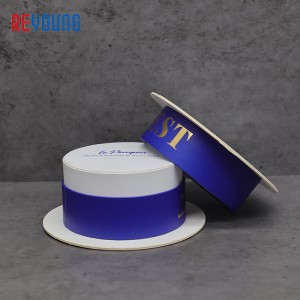 Cylinder Paper Tube Packaging Hat Box With Lids – Wholesale Custom Luxury Eco Friendly Box For Chocolate Display – REYOUNG