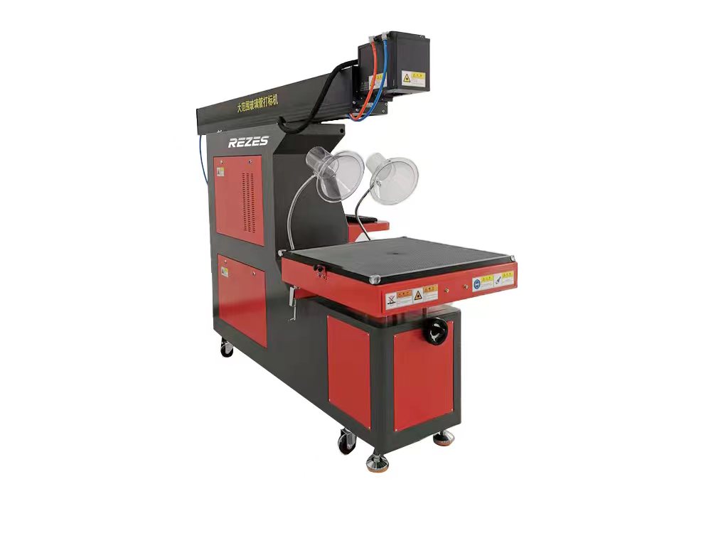 Low Price For Mini Fiber Laser Marking Machine For Sale - Glass tube CO2 Laser Marking  Machine – Rezes