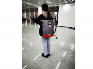 Backpack pulse laser cleaning machine