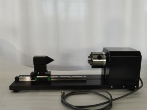 Dispositiu rotatiu per a tub làser de vidre de CO2