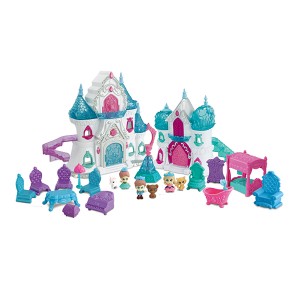 Kit di costruzione del castello congelato principessa palazzo di ghiaccio magico OEM supportato