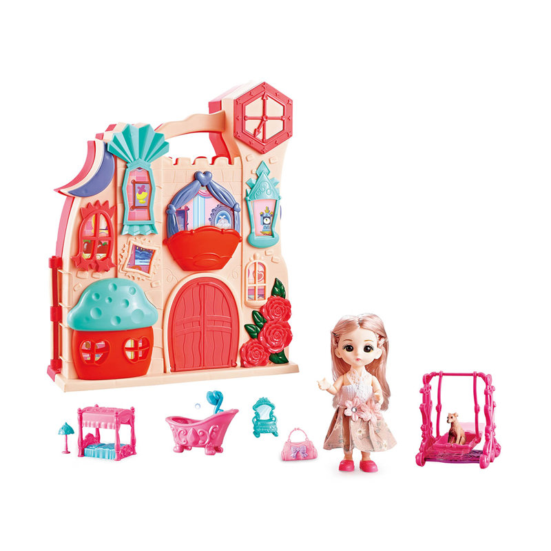 Factory source Pretend Play Doll House - Villa play set (with sound and light) Birthday Gifts for Age 3 4 5 6 Year Old Kindergarten Toddlers Preschooler 1208E – Ruifeng