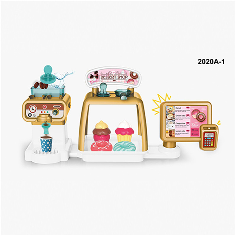 Good Quality Coffee Machine Toys – The dessert shop set makes kids a great pastry chef – Ruifeng