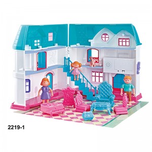 Hot sale Big Doll House Set - Villa play set (with sound and light) allows children to experience family life – Ruifeng