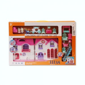 Villa-Spielset (mit Ton und Licht) Geburtstagsgeschenke für Kindergartenkinder im Alter von 3, 4, 5 und 6 Jahren