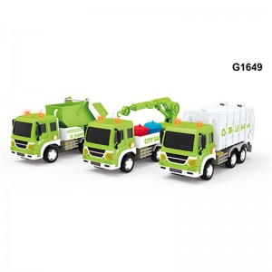 Ruifeng Toys Garbage Truck Friction-Powered truck toys with light and sound – G1648