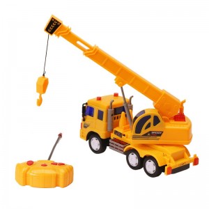 OEM rc ඉදිකිරීම් වාහන Crane Truck Toy 1:18
