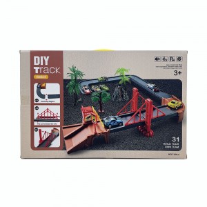 Assemble-Your-Own Toy Parking Structure and 6 Smooth-Gliding Alloy Cars: Entertaining and Educational