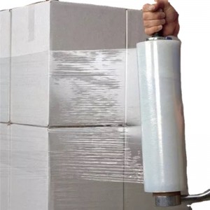 Factory Price Pallet Film Lldpe Stretch Wrap Cast Stretch Film Shrink 17 Mic Stretch Film