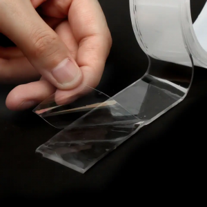 Traceless Tape 5m Transparent Reusable Yakasimba Kuwedzera Kaviri Sided Adhesive Grip Nano Tape Mugadziri