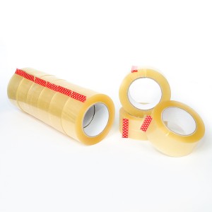 china wholesale opp bopp self sticky strong clear reusable adhesive packing tape with logo