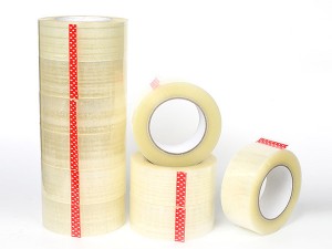 15 年の輸出業者中国 OPP パッキング テープ工場製造高品質 BOPP パッキング透明スーパー クリア カラー粘着テープ