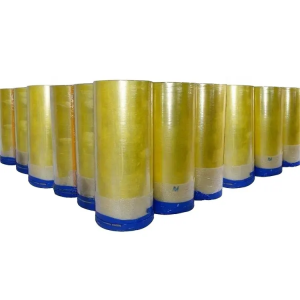 Girman al'ada 1280mm bopp jumbo rolls / akwatin m tef mai launin acrylic gule packing jumbo rolls
