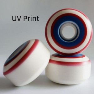 UV Print custom printed skateboard wheel 56mm Skateboard Wheels 55D