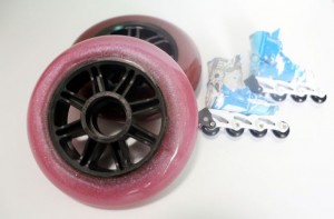 Increase speed with 110mm speed pulleys designed for inline skates