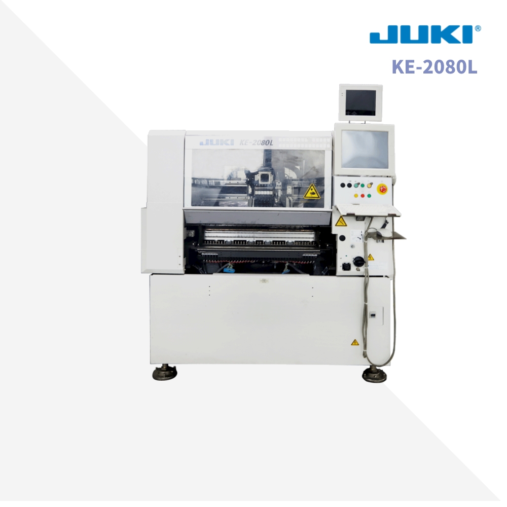 JUKI KE-2080L SMT PLACEMENT, CHIP MOUNTER, PICK AND PLACE MACHINE, USED SMT EQUIPMENT