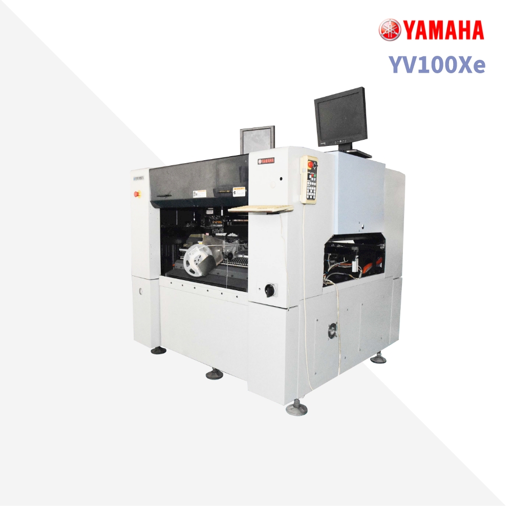 YAMAHA YV100Xe PICK AND PLACE MACHINE, CHIP MOUNTER, PLACEMENT MACHINE, USED SMT EQUIPMENT