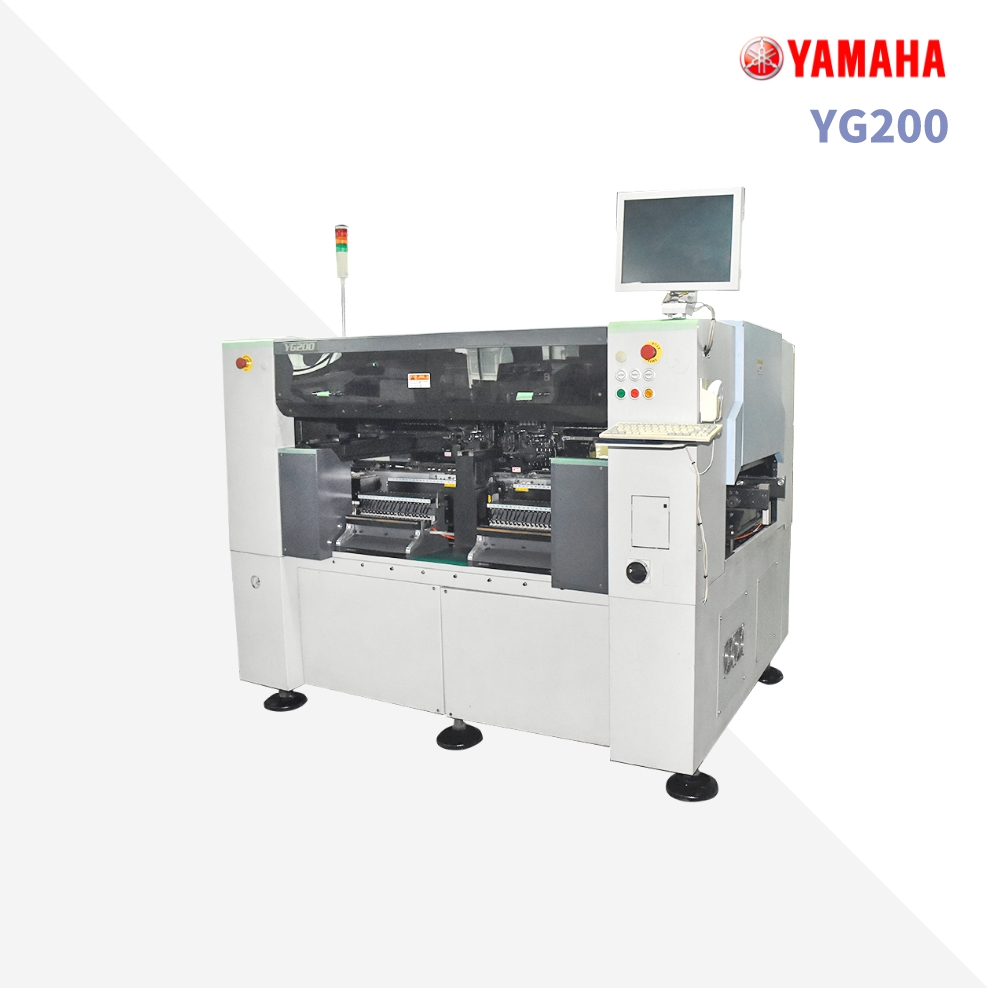 YAMAHA YG200 PICK AND PLACE MACHINE, CHIP MOUNTER, PLACEMENT MACHINE, USED SMT EQUIPMENT