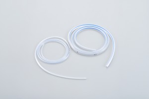 Silicone round channel drainage tube