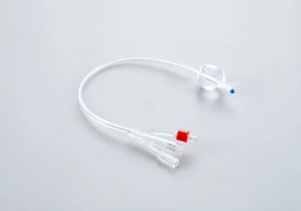 What is the difference between a latex catheters and a silicone foley catheter?