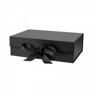 Gift Box with Lid for Presents with Ribbon and Magnetic Closure