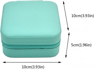 Customizable mini jewelry travel case, portable organizer