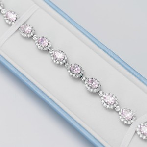 PU Leather Bracelet/Long Chain Case Velvet Interior Jewellery Gift Box