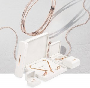 PU Leather Ring Case Jewellery Gift Box Ring Storage Organizer
