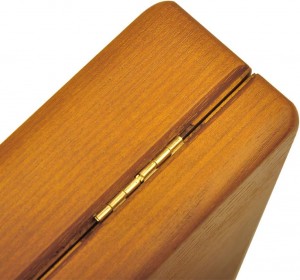 Wooden Rings Box Earrings Showcase Display Portable Organizer Case