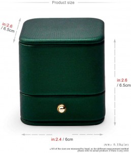 Premium Leather Ring Bearer Box,Proposal Jewelry Gift Case