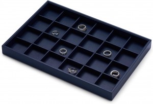Stackable Premium Leather Jewelry Trays Jewelry Organizer