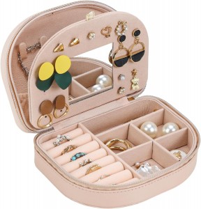 Travel Jewelry Case Small Portable Seashell-shaped Jewelry Box