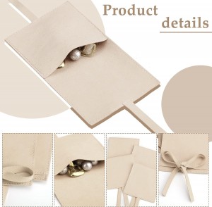 Jewelry Packaging Bag Luxury Small Jewelry Gift Bags Bow