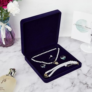 Velvet Jewelry Set Box,Velvet Gift Box
