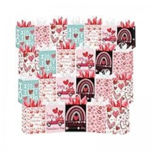 Heart Shaped Candy Bags Party Favor Paper