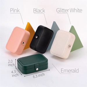 PU Leather Travel Case for Rings, Earrings, Necklaces, Bracelets