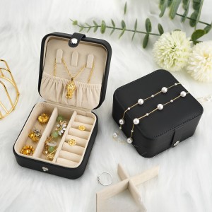 Snap-On Jewelry Box, Retro Compact And Portable Storage Box