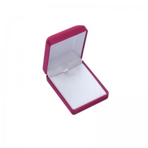 Velvet Necklace Pendant Gift Box Classic Jewelry Organizer Display Box