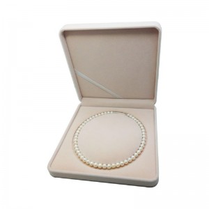 Jewelry Set Velvet Box Necklace Earring Ring