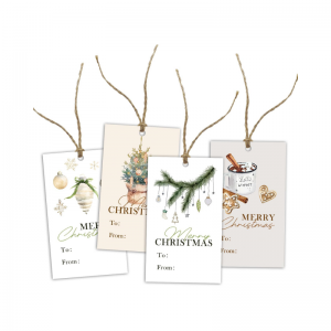 Gift Wrapping Hanging Tags – Hanging Punch Tags