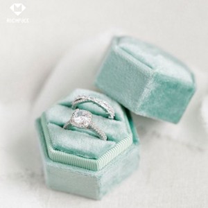 Slots Jewelry Ring Box Engagement Wedding Box Keepsake Box.