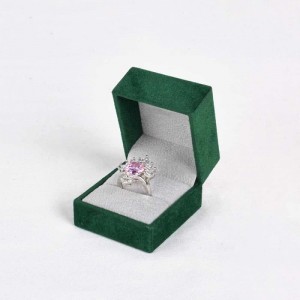 Velvet Luxury Jewelry Box Set Custom Logo Earring