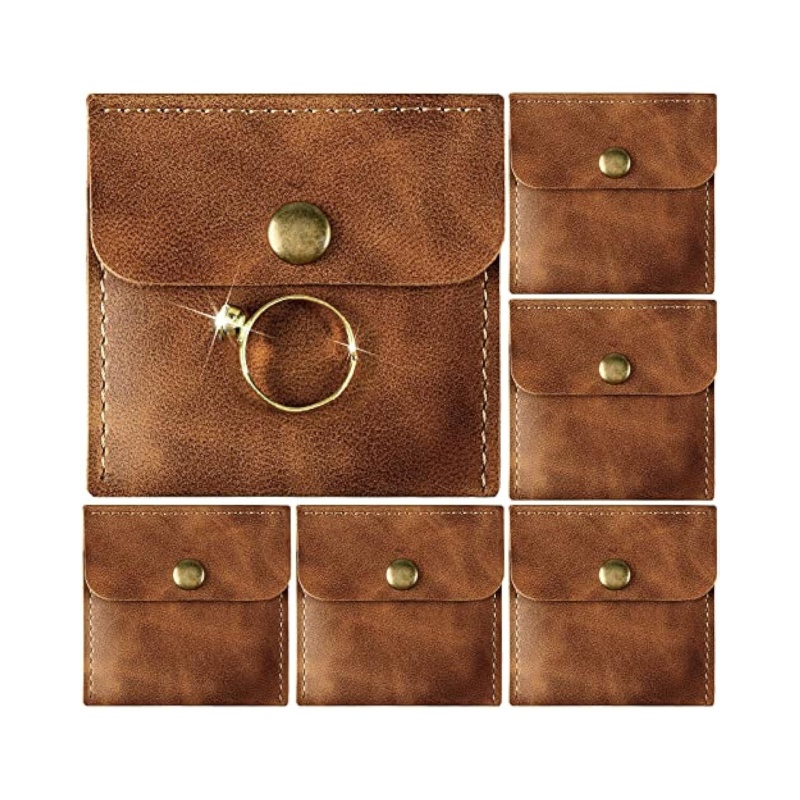 Leather Wedding Ring Case Small Leather Pouch