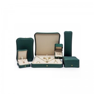 Jewellery packaging boxes gift luxury leather jewelry box