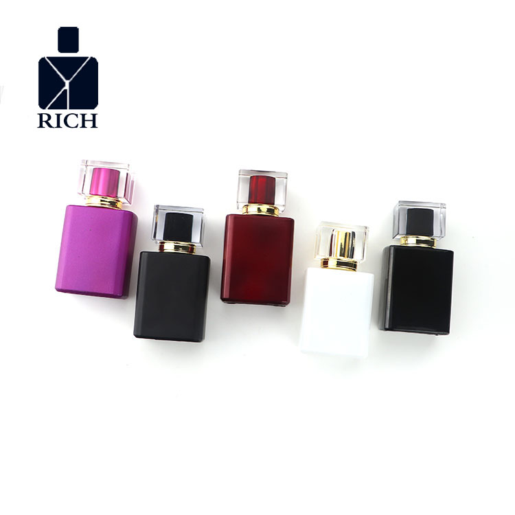 Custom color white black 50ml 1.7 OZ square perfume bottle Featured Image