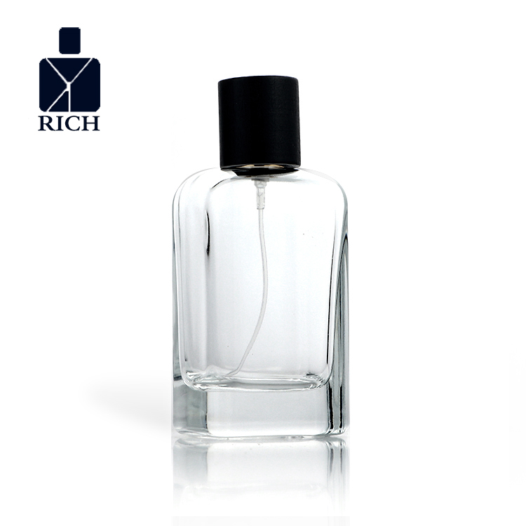 Thick Bottom Slanted Shoulder Square Perfume Bottle 100ml