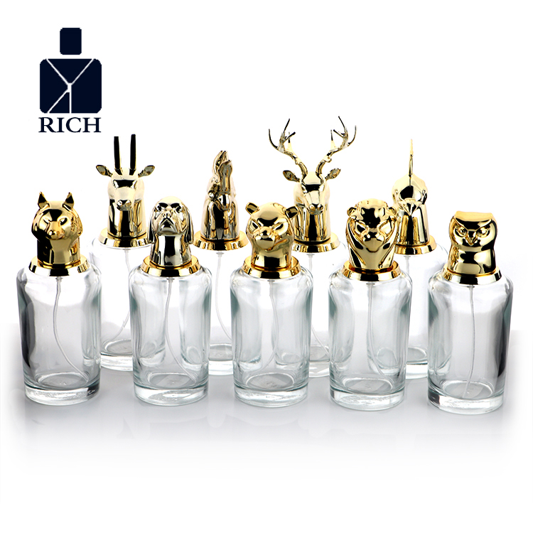 Perfume Spray Bottle with Zinc Alloy Animal Head Cap Featured Image