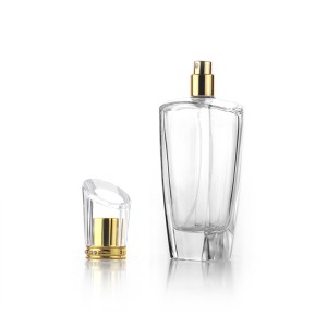 100Ml Trapezoid Perfume Bottles With Pump For Perfume Packaging