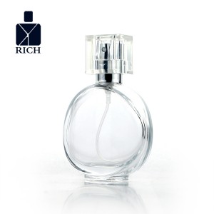 30ML Flat Round Glass Perfume Bottle