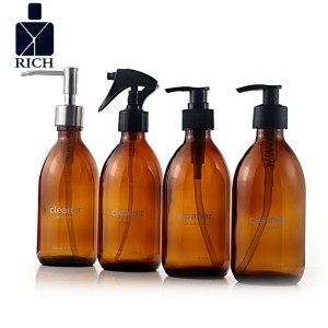 300ml Refillable Lotion Bottle With Variety Sprayer and Pump